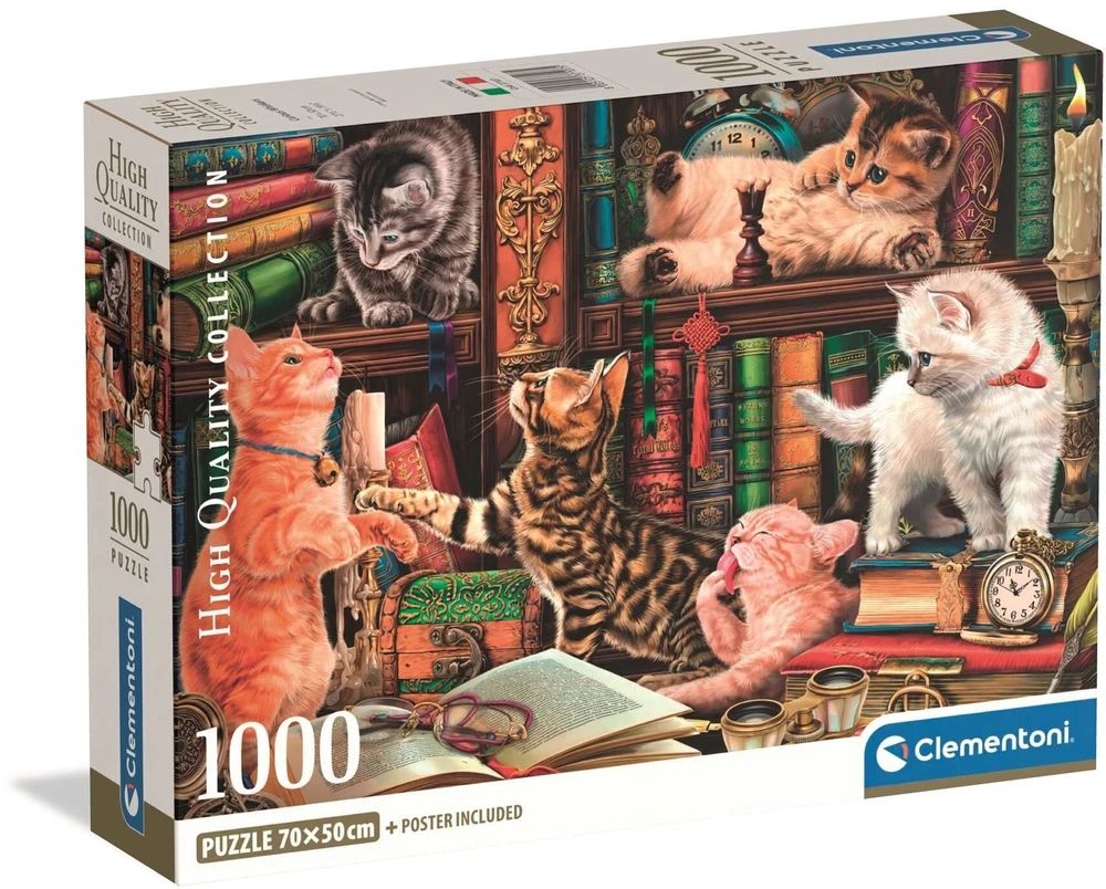 Clementoni Dėlionė 1000 vnt. - Kačiukai