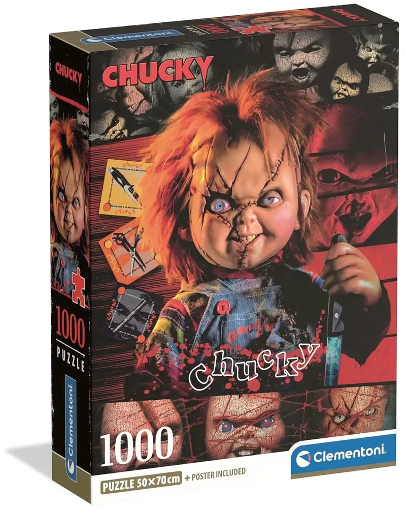 Clementoni Dėlionė 1000 vnt. - Chucky