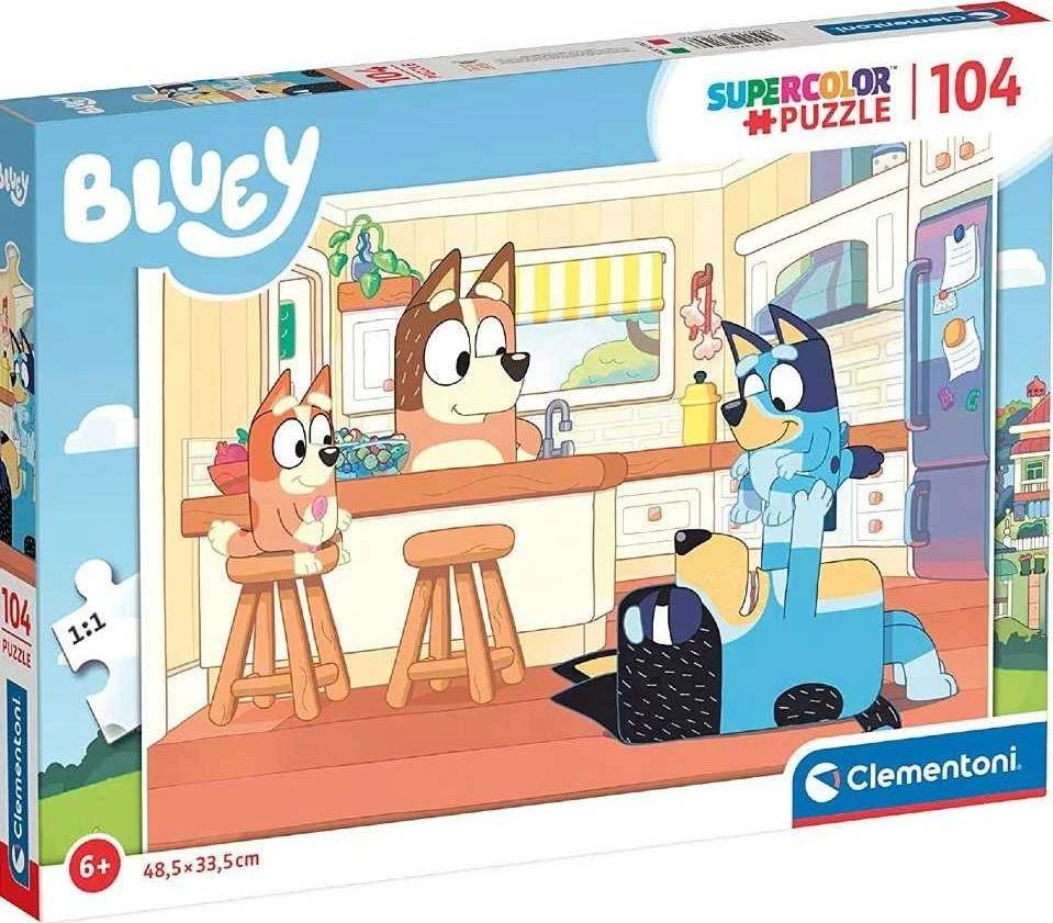 Clementoni Dėlionė 104 vnt. - Bluey