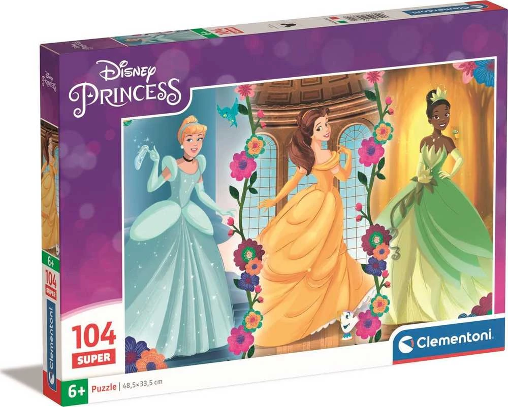 Clementoni Dėlionė 104 vnt. - Princesės