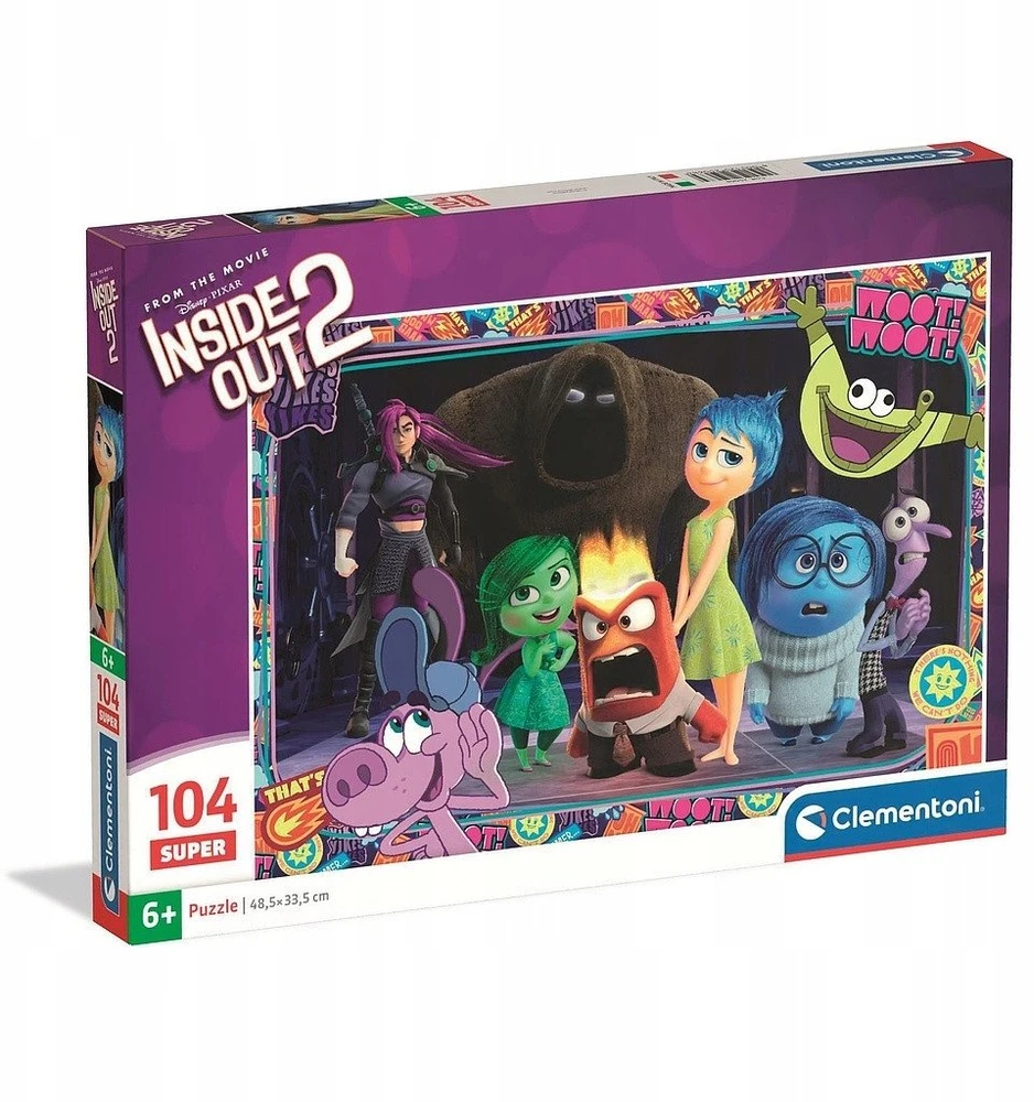 Clementoni Dėlionė 104 vnt. - Inside Out 2