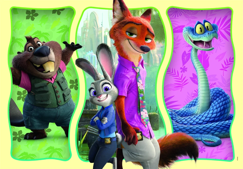 Clementoni Dėlionė 104 vnt. - Zootopia 2