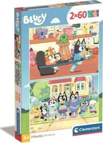 Clementoni Dėlionė 2x60 vnt. - Bluey