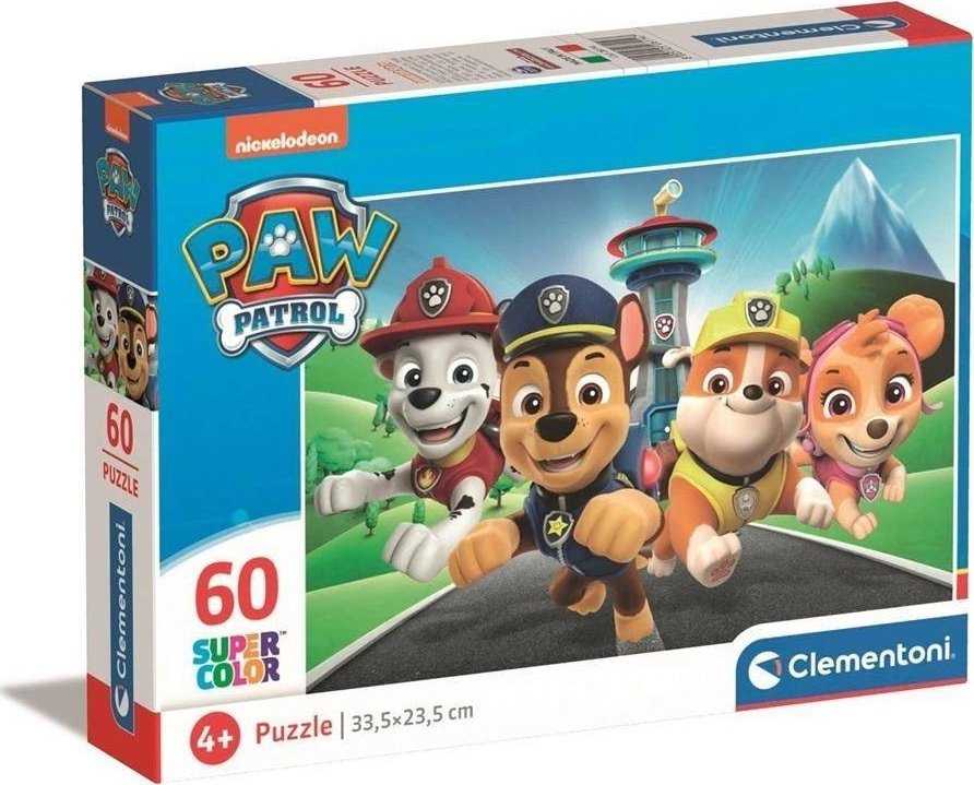 Clementoni Dėlionė 60 vnt. - Šunyčiai patruliai aprašymas - Prekės nuotrauka