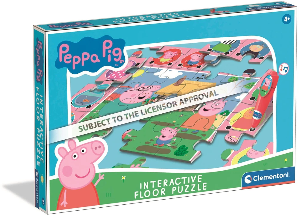 Dėlionė Clementoni Žaislai CLE winka Peppa interakt.puzzle dywan 16688