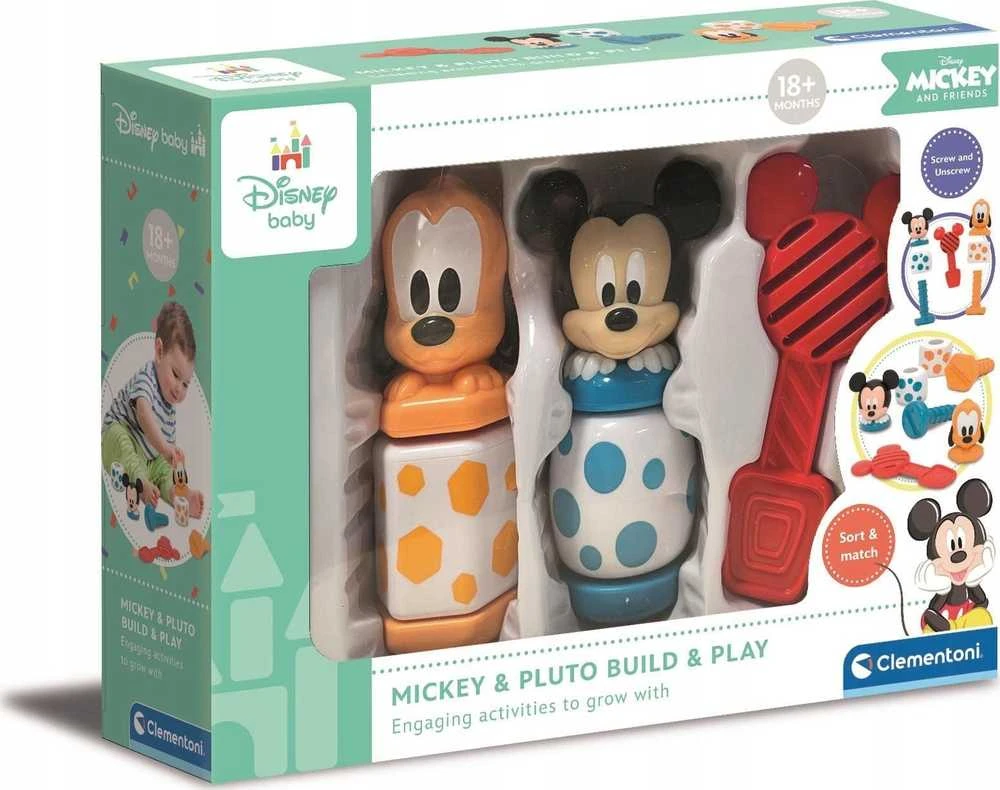 „Clementoni Baby Mickey“ statyk ir žaisk