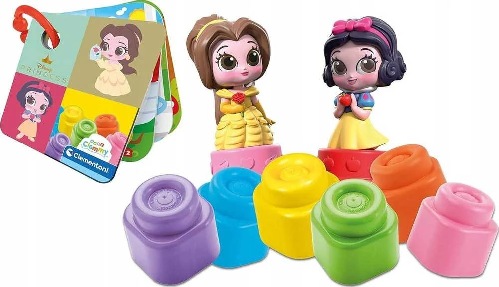 Clementoni kaladėlės Soft Clemmy su Knygute "Disney Princess"