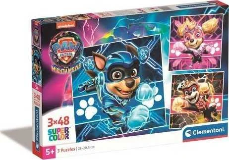Clementoni Dėlionė 3x48 vnt. - Šunyčiai patruliai (PAW Patrol)