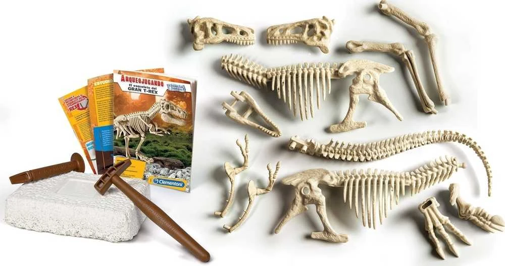 Clementoni, Mokslas - Žaidimas, Archeofun Triceratops šviečia tamsoje, Dėlionė, 61723, Unisex, 7+ metai