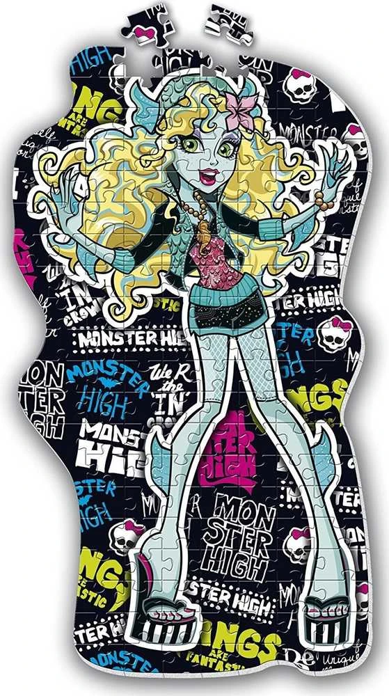 Clementoni, Monster High, Forminė, Dėlionė, 275330, Unisex, 5-7 metai, 150 vnt.