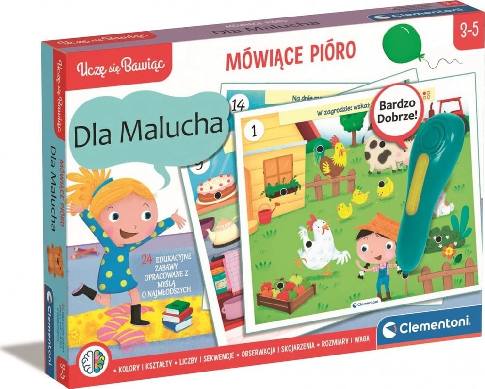 Clementoni Toys CLE Mokausi žaisdamas! Kalbėkite.pen500klausimų d/mal.50944