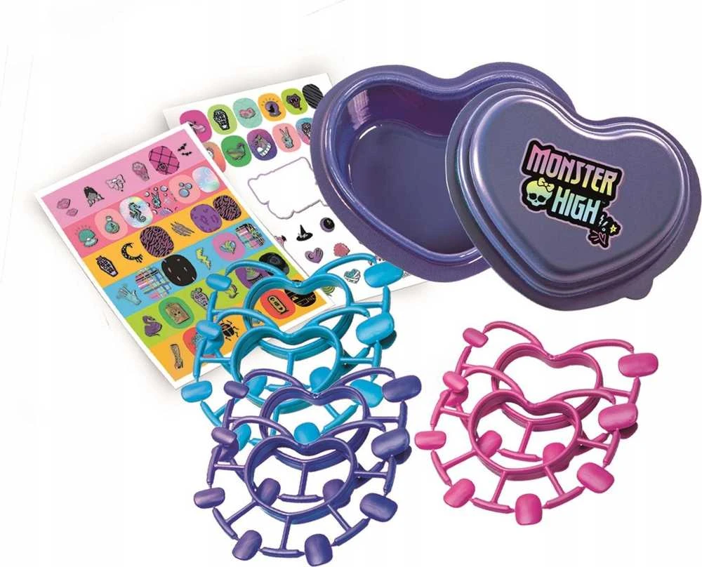 Clementoni CLE Toys Monster High Nagų dekoracijos 50880