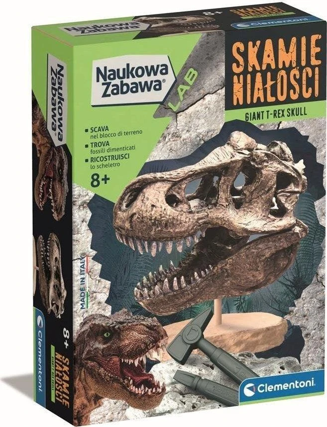 Archeologinis rinkinys Clementoni Scientific T-Rex kaukolė