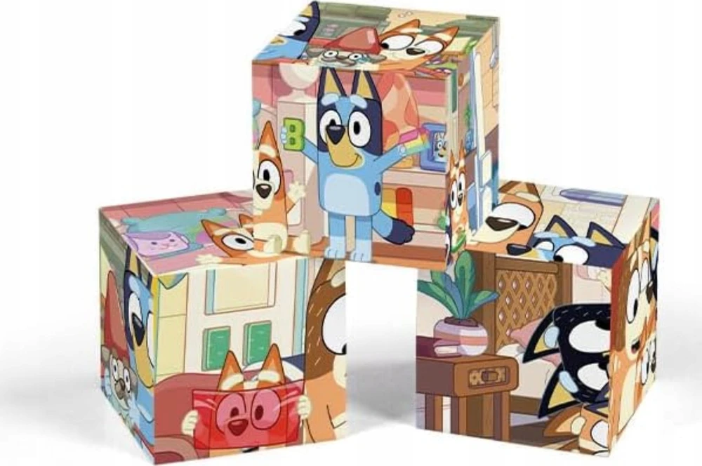 Clementoni Clementoni paveikslų kaladėlės, 6 vnt., Bluey, 40662