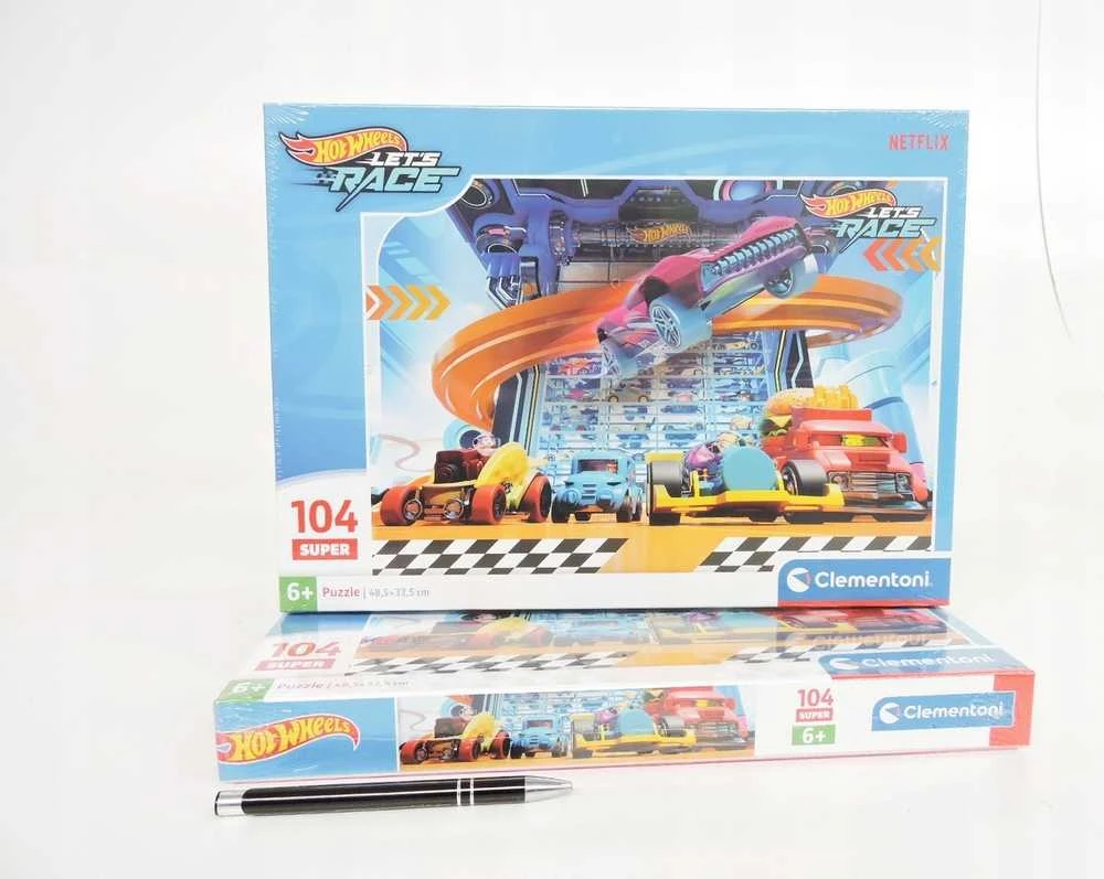 Clementoni Dėlionė 104 vnt. - Hot Wheels