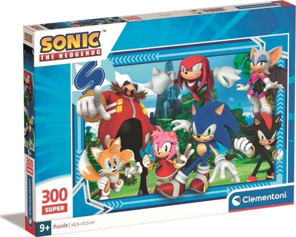 Clementoni Dėlionė 300 vnt. - Sonic