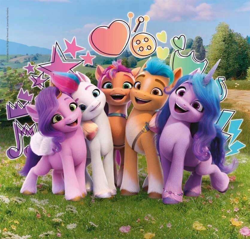 Hasbro Clementoni Dėlionė 3x48 vnt. - My Little Pony