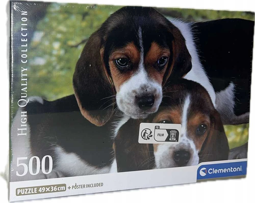Clementoni Dėlionė 500 vnt. - Maži šuniukai
