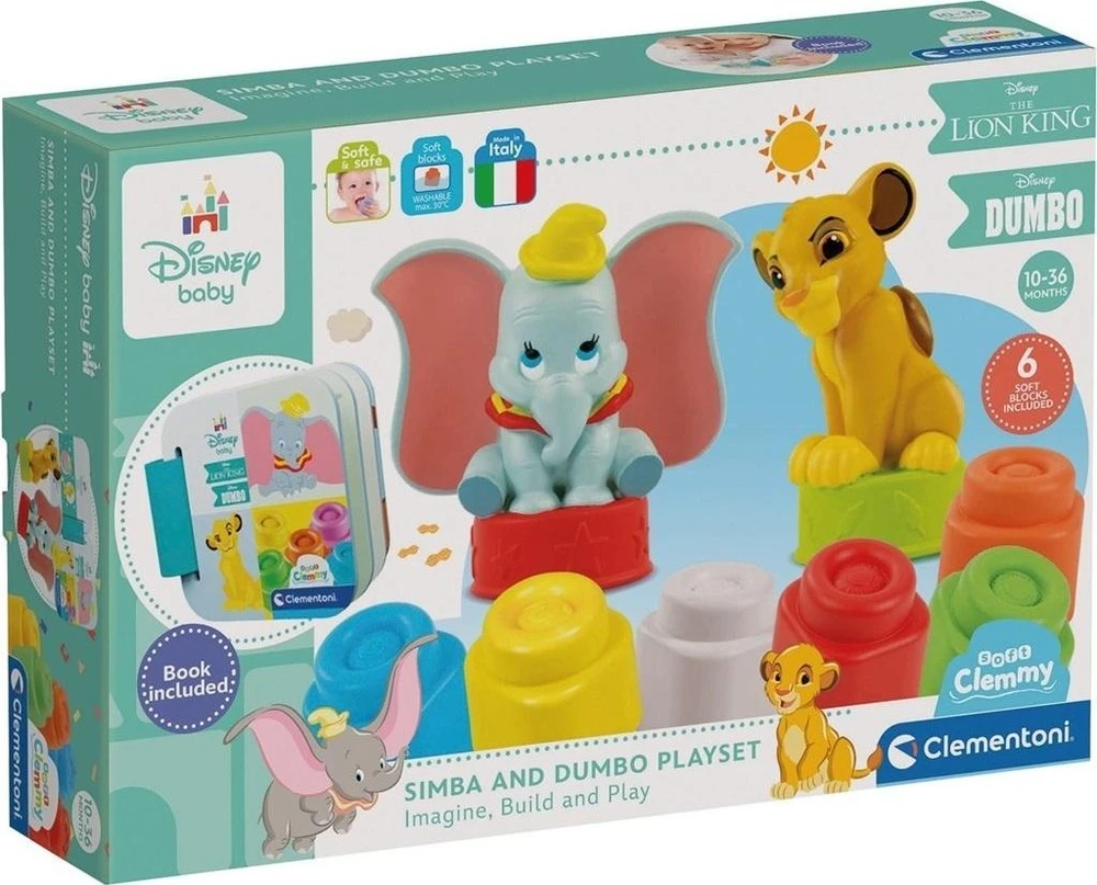 Kaladėlės Clementoni Simba and Dumbo Playset 17817