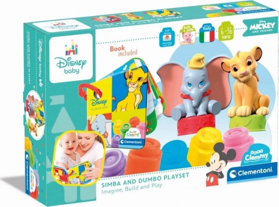 Kaladėlės Clementoni Simba and Dumbo Playset 17817