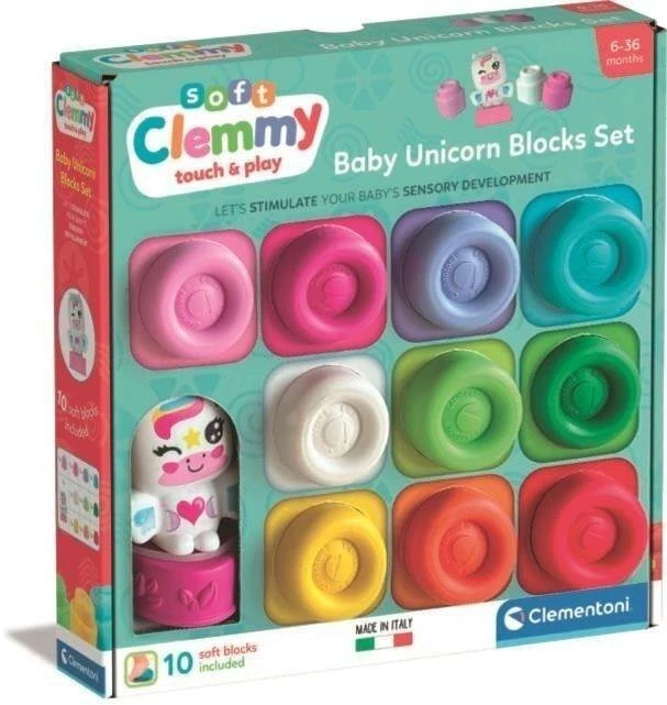 Clementoni Žaislai CLE BABY Clemmy komplektas jednorożec 17630