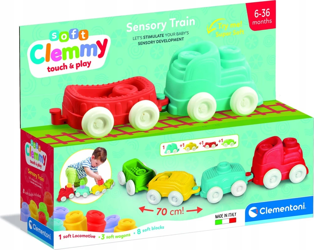 Žaislinis traukinys Clementoni Baby Clemmy 17961