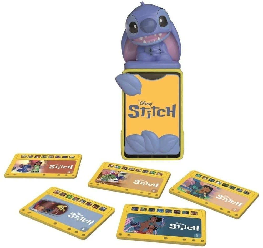 Clementoni Projektoriaus istorijų kortelės „Stitch“, 5 vnt.