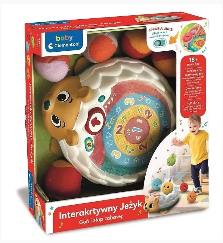 Interaktyvus edukacinis žaislas ežiukas Clementoni 50462