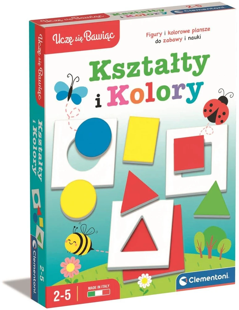 Clementoni Toys CLE Mokymasis žaidžiant! Formos ir spalvos 50429
