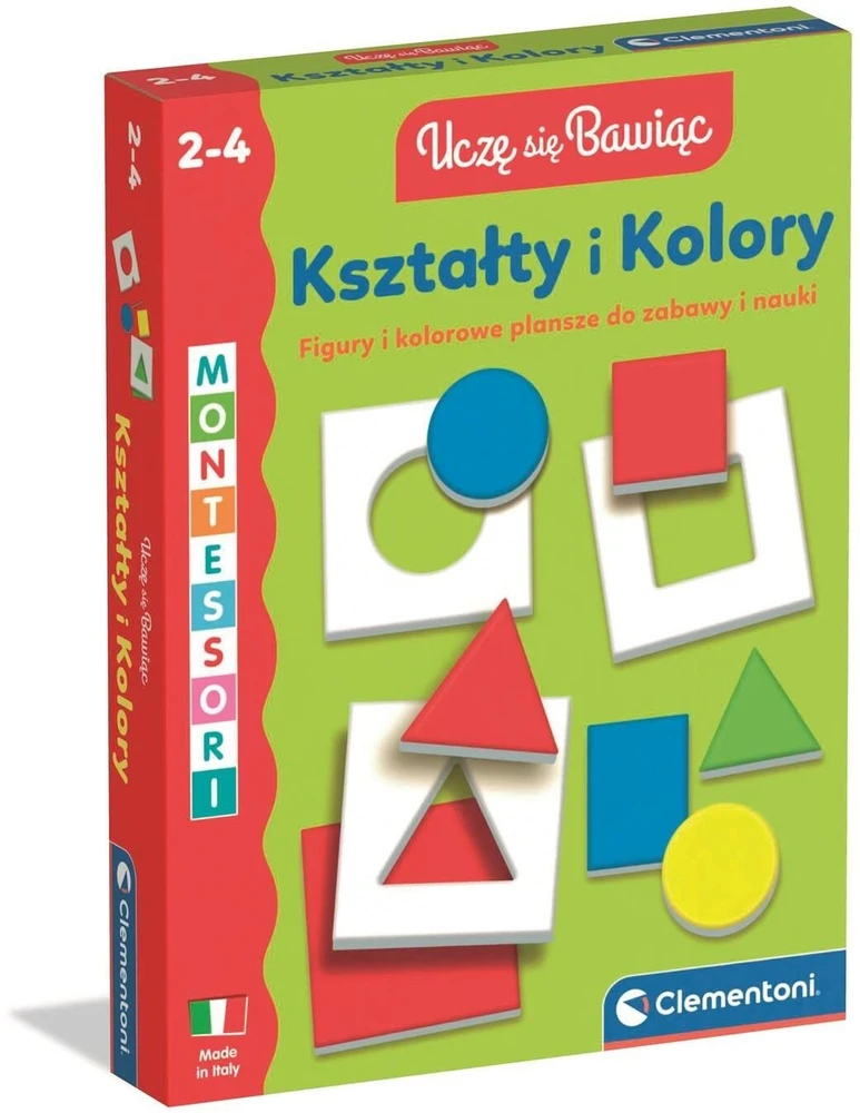 Clementoni Toys CLE Mokymasis žaidžiant! Formos ir spalvos 50429