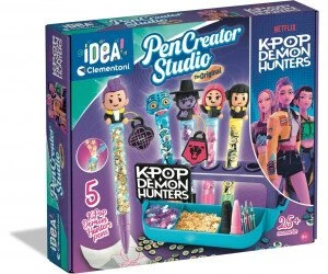 Idea Art rinkinys „Fabryka Długopisów“ K-pop demonų medžiotojos Clementoni 18476