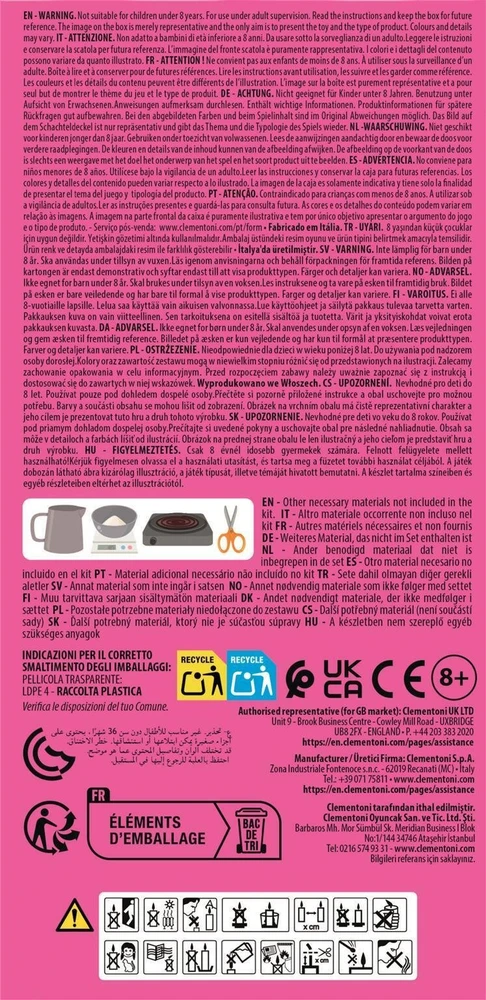 Clementoni Toys CLE IDEA mini žvakių fabrikas BFF 18352 P