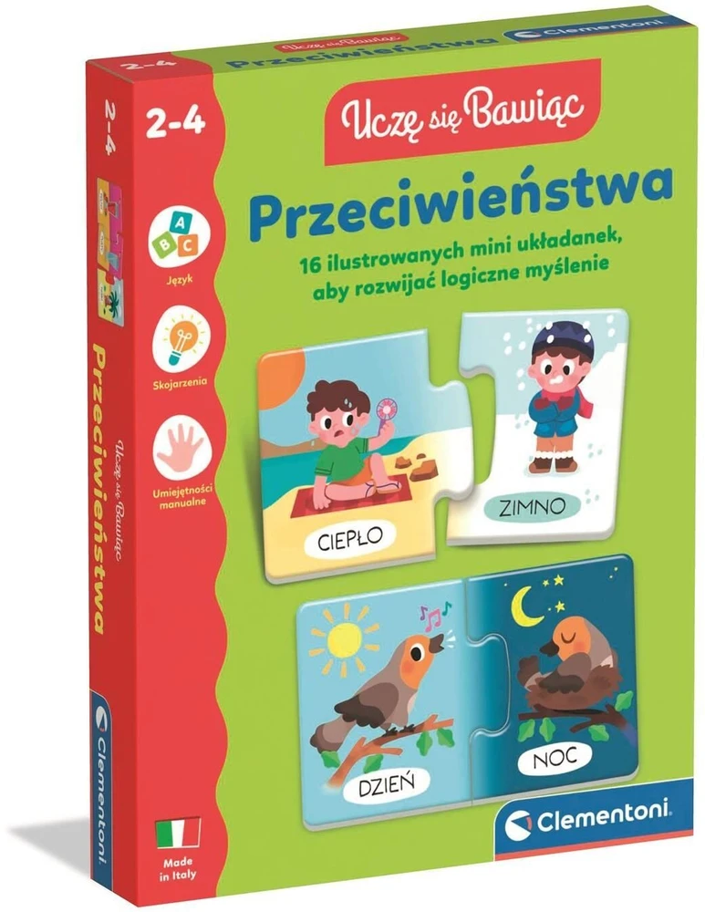 Clementoni žaislai CLE Aš mokausi žaisdamas! Priešingybės 50434