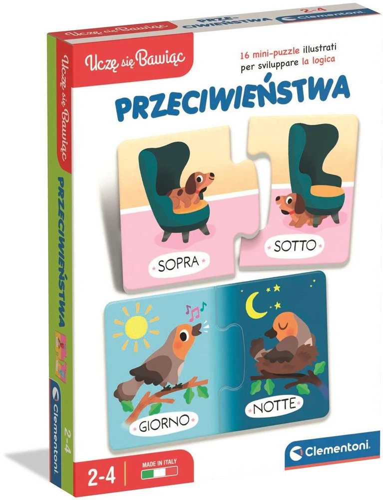 Clementoni žaislai CLE Aš mokausi žaisdamas! Priešingybės 50434