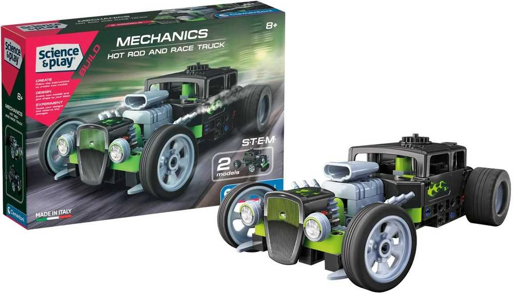 Clementoni konstruktorius "HOT ROD AND RACE TRUCK"