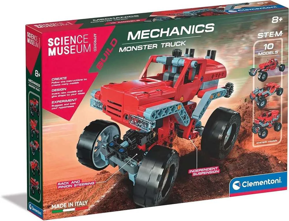 Clementoni konstruktorius "Mechanical Labs - Monster Trucks"