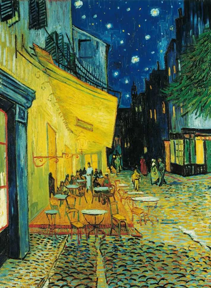 Clementoni Dėlionė 1000 vnt. - Vincentas van Gogas: Kavinės terasa naktį