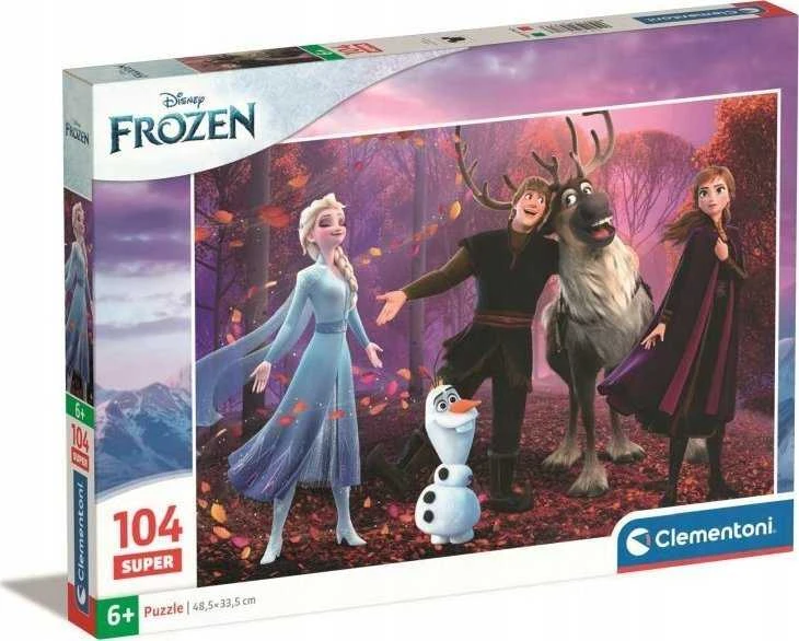 Clementoni Dėlionė 104 vnt. - Frozen