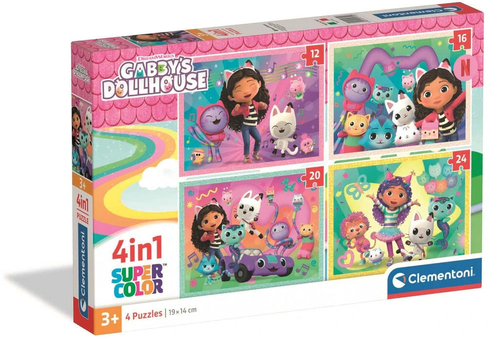 Clementoni Dėlionė 72 vnt. - Gabby's Dollhouse
