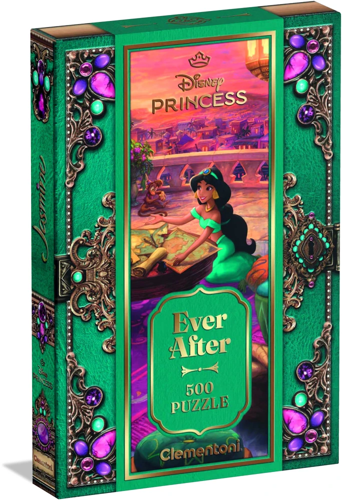 Clementoni dėlionė 500 knygelių Disney Princess Jasmine 35159