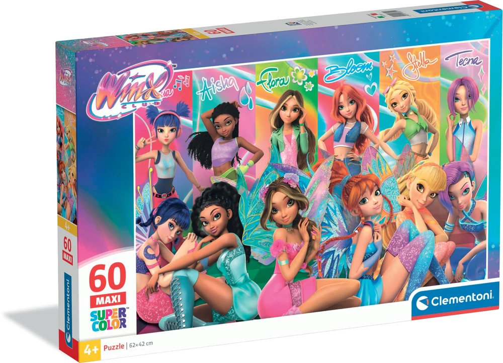 Clementoni Dėlionė 60 vnt. - Winx