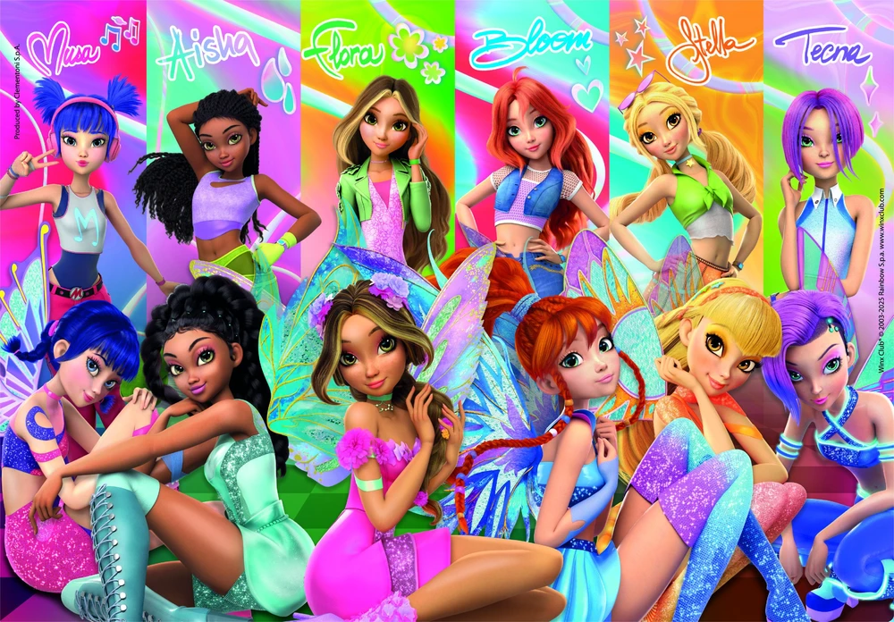 Clementoni Dėlionė 60 vnt. - Winx