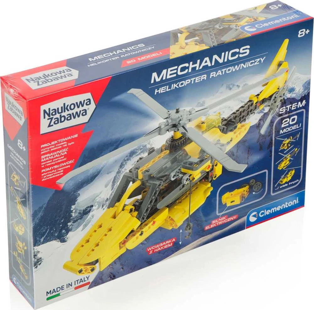 Žaislinis mechanikos gelbėjimo sraigtasparnis Clementoni