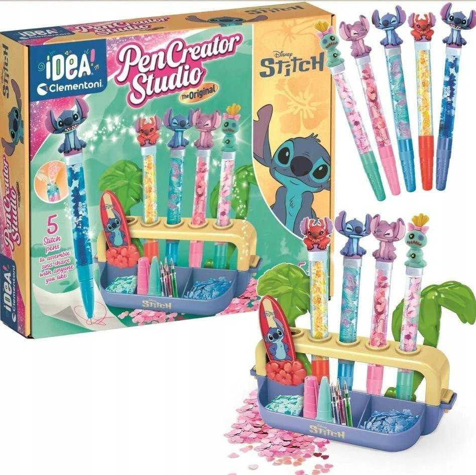 Rašiklių gaminimo rinkinys Clementoni Disney Stitch 18218