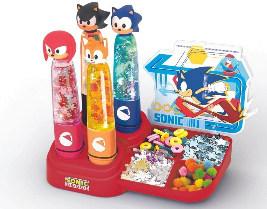 Clementoni Zabawki Kūrybinis žymeklių gamybos rinkinys „Sonic“, 4 vnt.