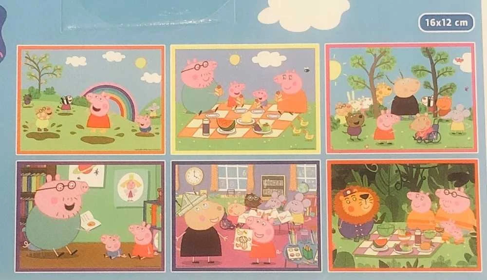 Clementoni CLE Cubi blokeliai 12 Peppa Pig 41195