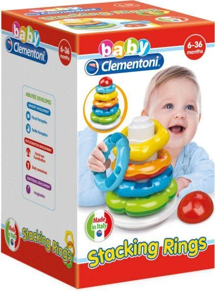 Piramidė Clementoni Baby Spalvingas bokštas