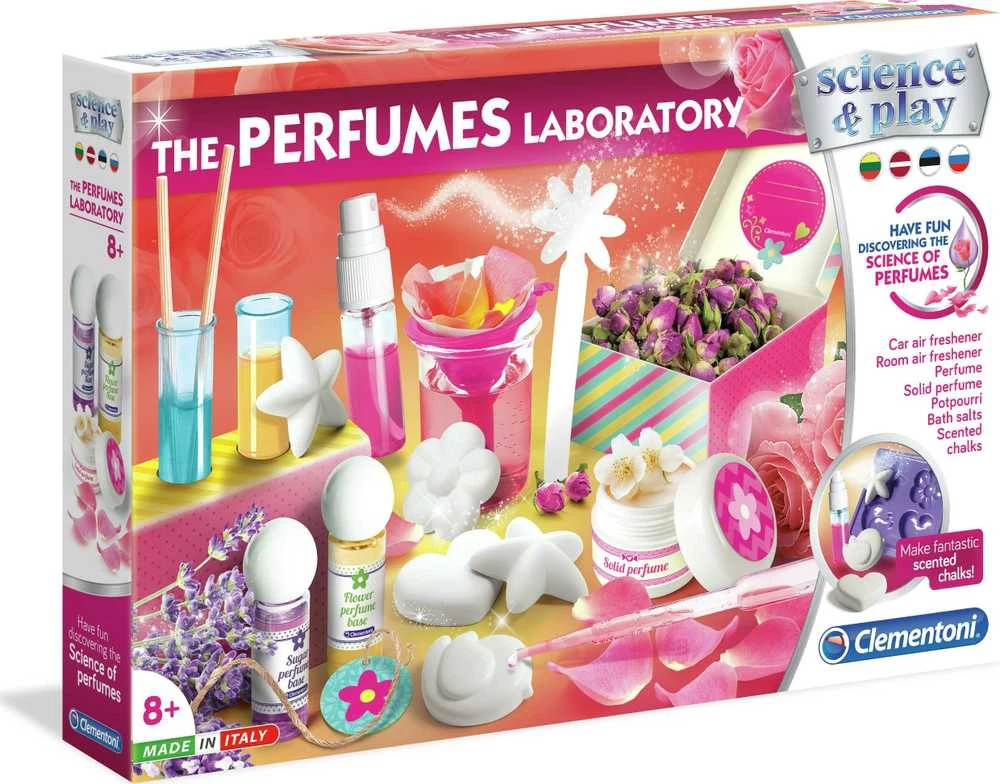 Dėlionė CLEMENTONI kvepalų gaminimo laboratorija (LT+LV+EE), 50547
