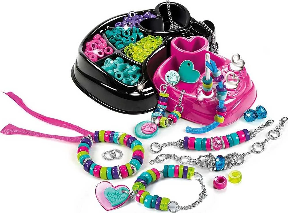 CLEMENTONI CRAZY CHIC apyrankių su žiedeliais rinkinys MULTICOLOR, 15180