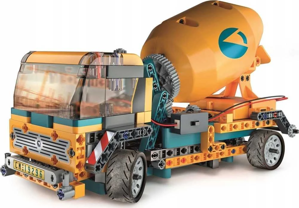 Mechanikos laboratorijos konstrukcijų rinkinys - Betono maišyklė - Clementoni 50807